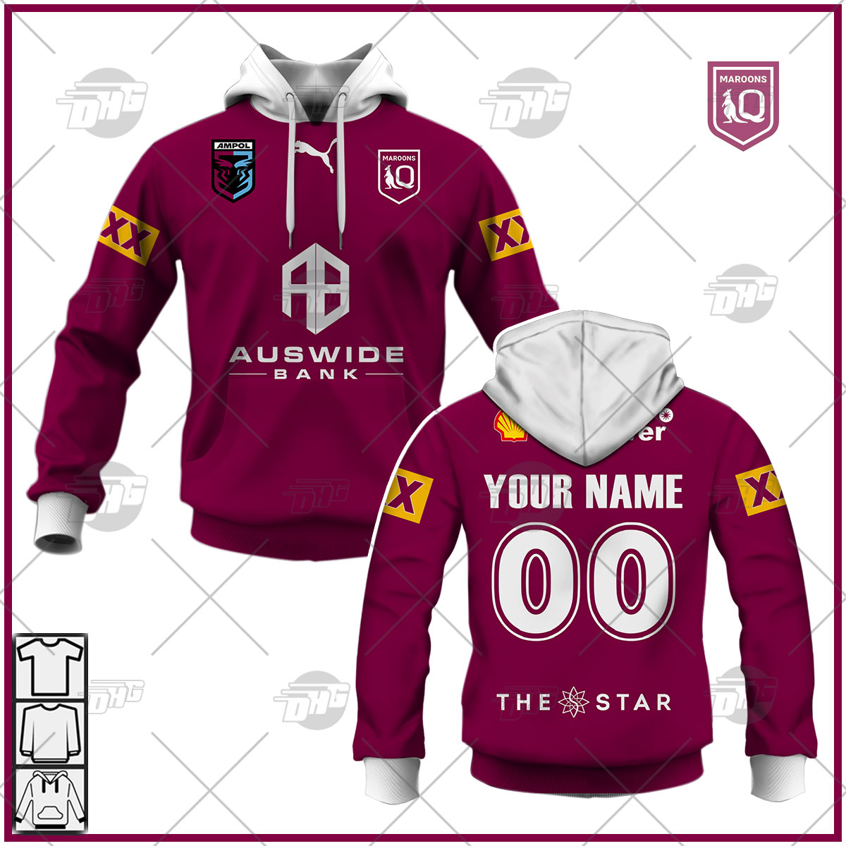 Buy 2022 Queensland Maroons State of Origin Jersey - Mens - Aussie Kit