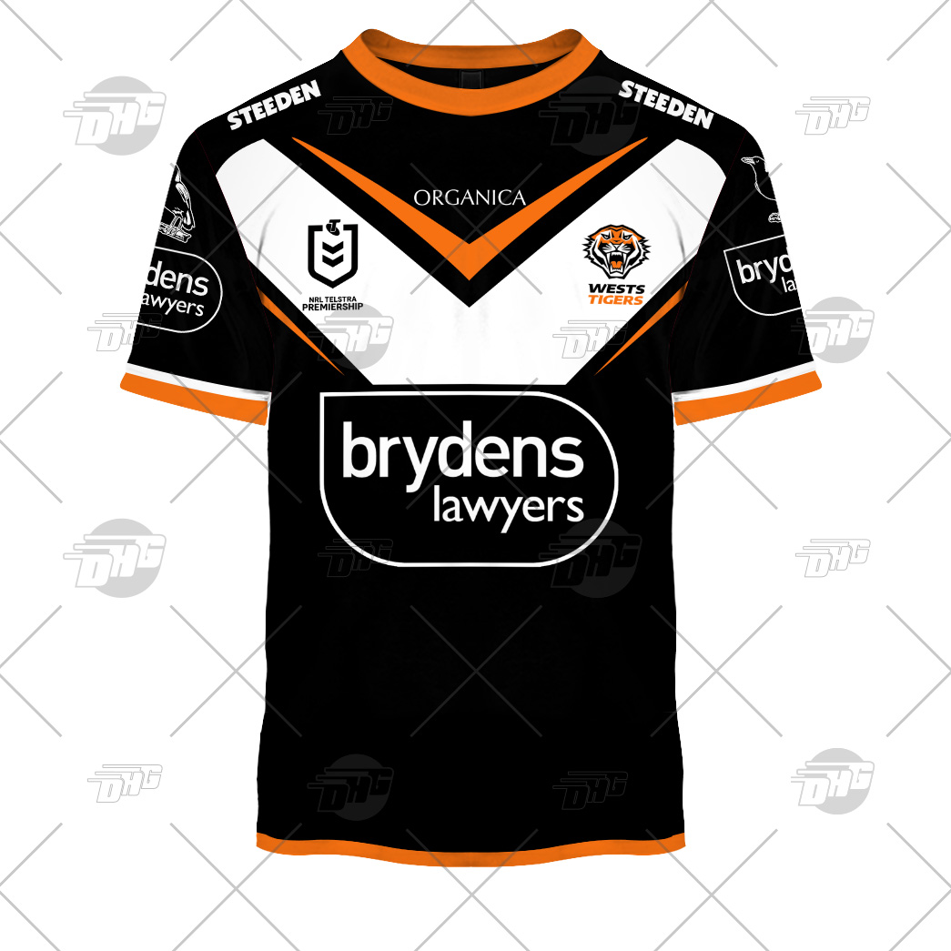 Wests Tigers 2005 NRL Home Jersey Sizes S-5XL! Premiership winning jersey!