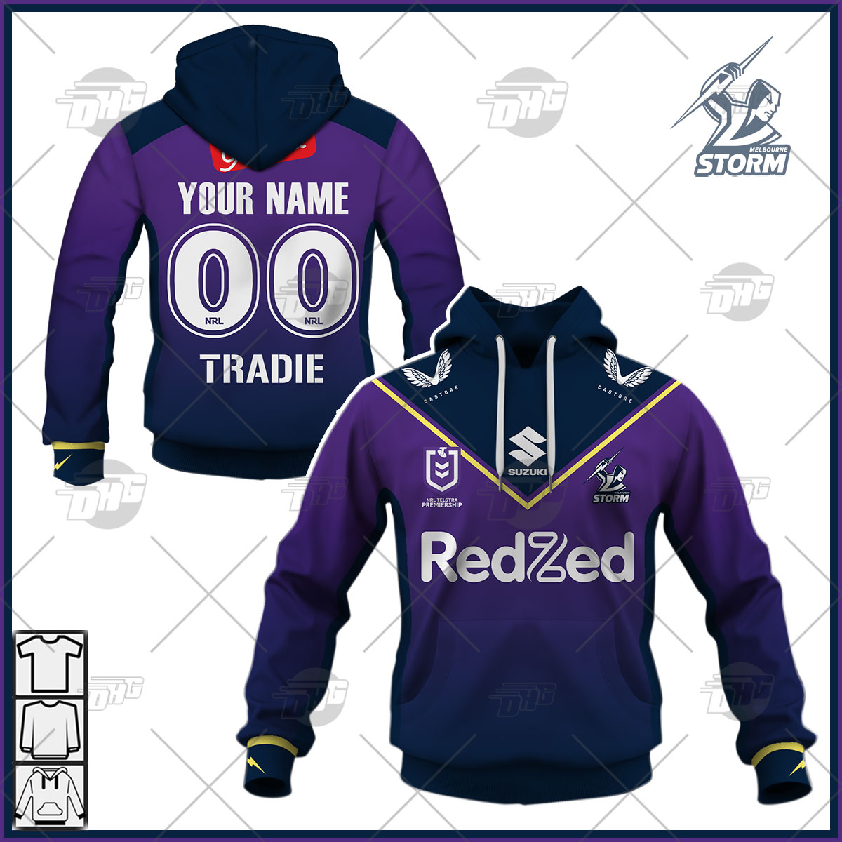 Melbourne Storm NRL 2021 Castore ANZAC Jersey Adults Sizes S-7XL!