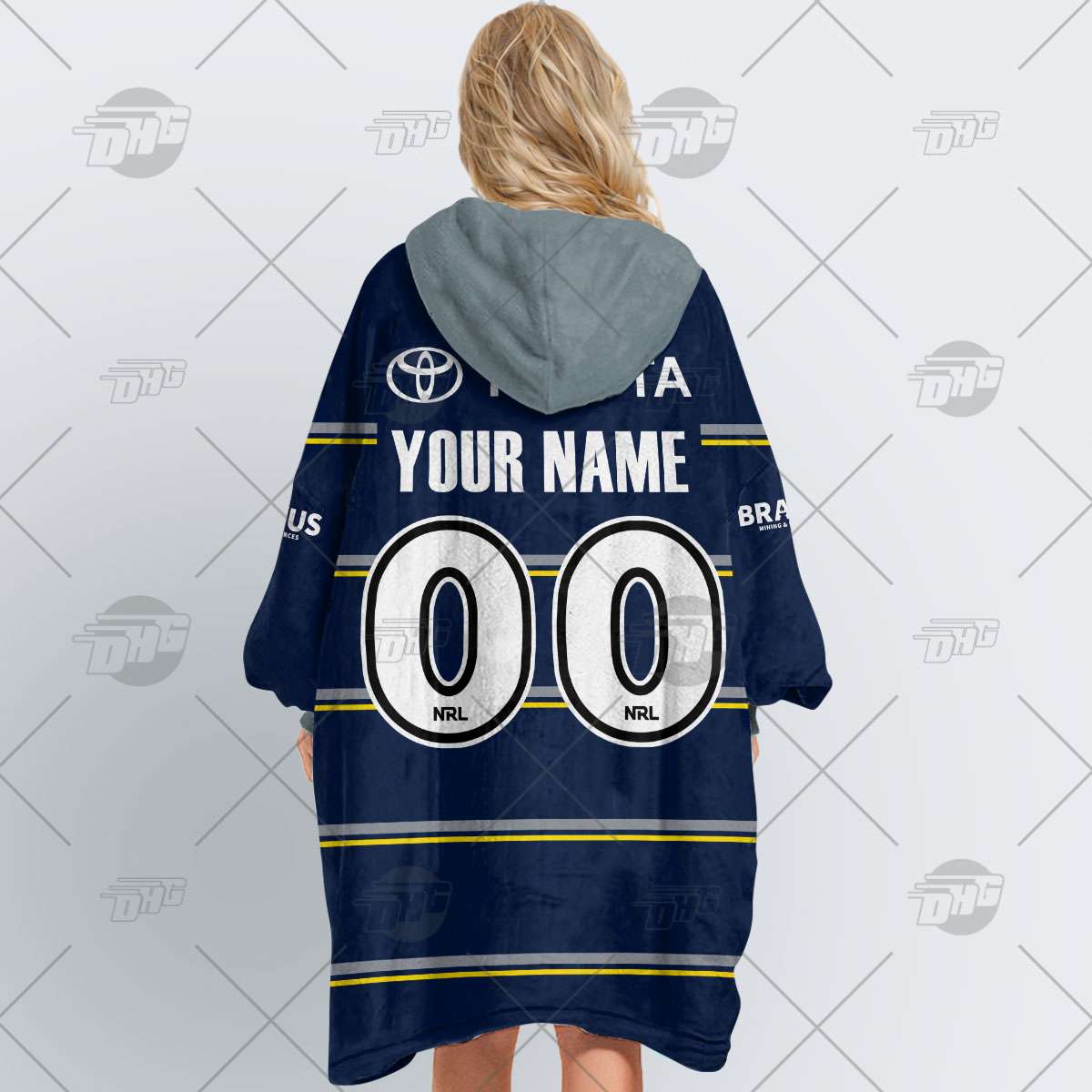 Personalized NRL North Queensland Cowboys Special Mix Jersey Hoodie 3D -  Torunstyle