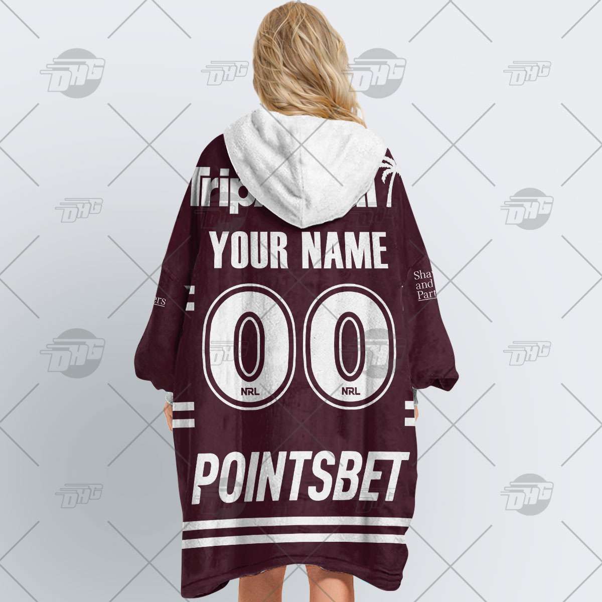 Personalized Manly Sea Eagles NRL 1976 Retro Throwback Vintage