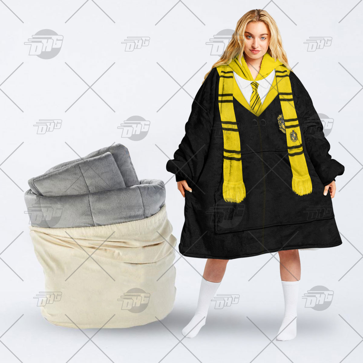 Hufflepuff discount hooded blanket