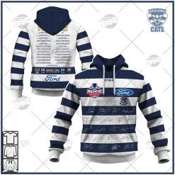 Best Selling Product] Customize Name Geelong Cats Football Club Vintage  Retro AFL Guernsey For Sport Fans 3D Shirt