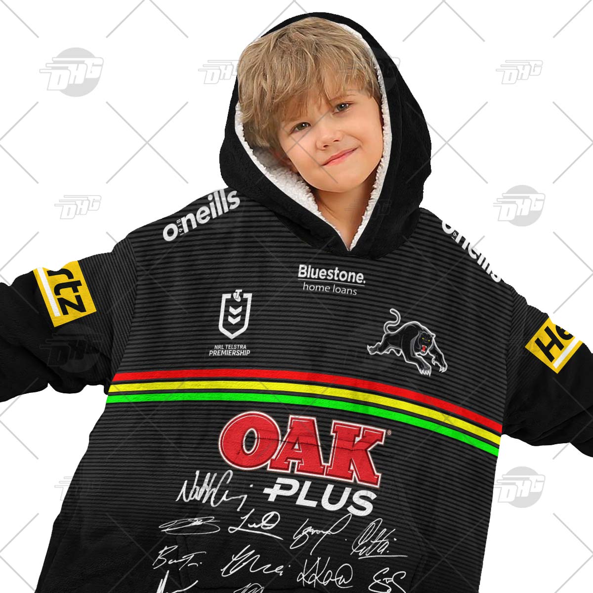 Personalized NRL Penrith Panthers Mix V2 Jersey Oodie, Flanket, Blanket  Hoodie, Snuggie - Torunstyle