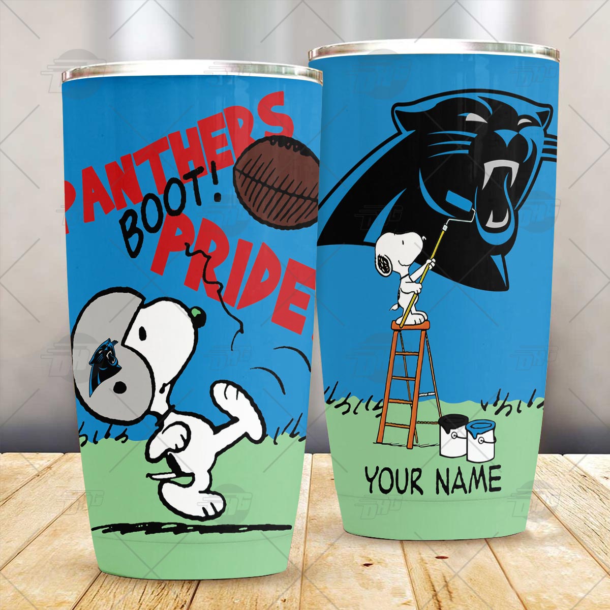 Philadelphia Eagles Bud Light Tumbler Snoopy Custom Name Gift For