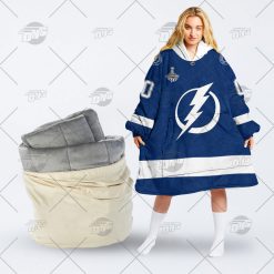 Personalized NHL Tampa Bay Lightning Stanley Cup Champions oodie blanket hoodie snuggie hoodies