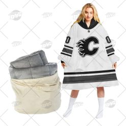 Personalized NHL Calgary Flames Oodie Hoodeez