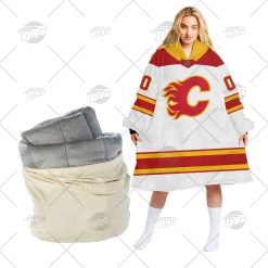 Personalized NHL Calgary Flames Oodie Hoodeez