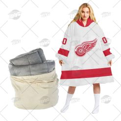 Personalized NHL Detroit Red Wings Oodie Hoodeez