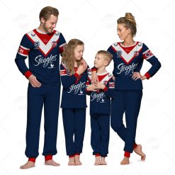Personalised NRL Sydney Roosters Pyjamas For Family