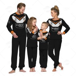 Personalised NRL Wests Tigers Pyjamas For Family