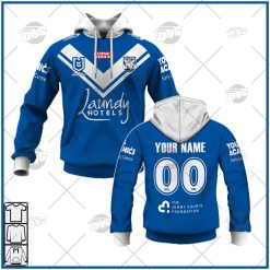 Personalised NRL WESTS TIGERS Oodie 2023 Away Jersey