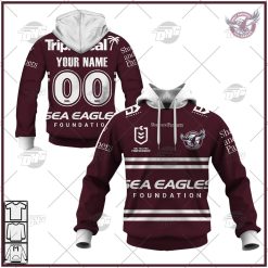 Personalised NRL Manly Warringah Sea Eagles 2023 Home Jersey