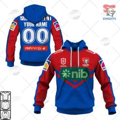 Personalised NRL Newcastle Knights 2023 Home Jersey