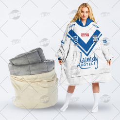 Personalised NRL Canterbury Bulldogs Oodie 2023 Home Jersey