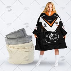 Personalised NRL WESTS TIGERS Oodie 2023 Home Jersey
