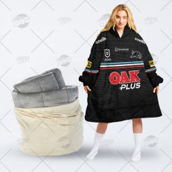 Personalised NRL Penrith Panthers Oodie 2023 Alternate Jersey