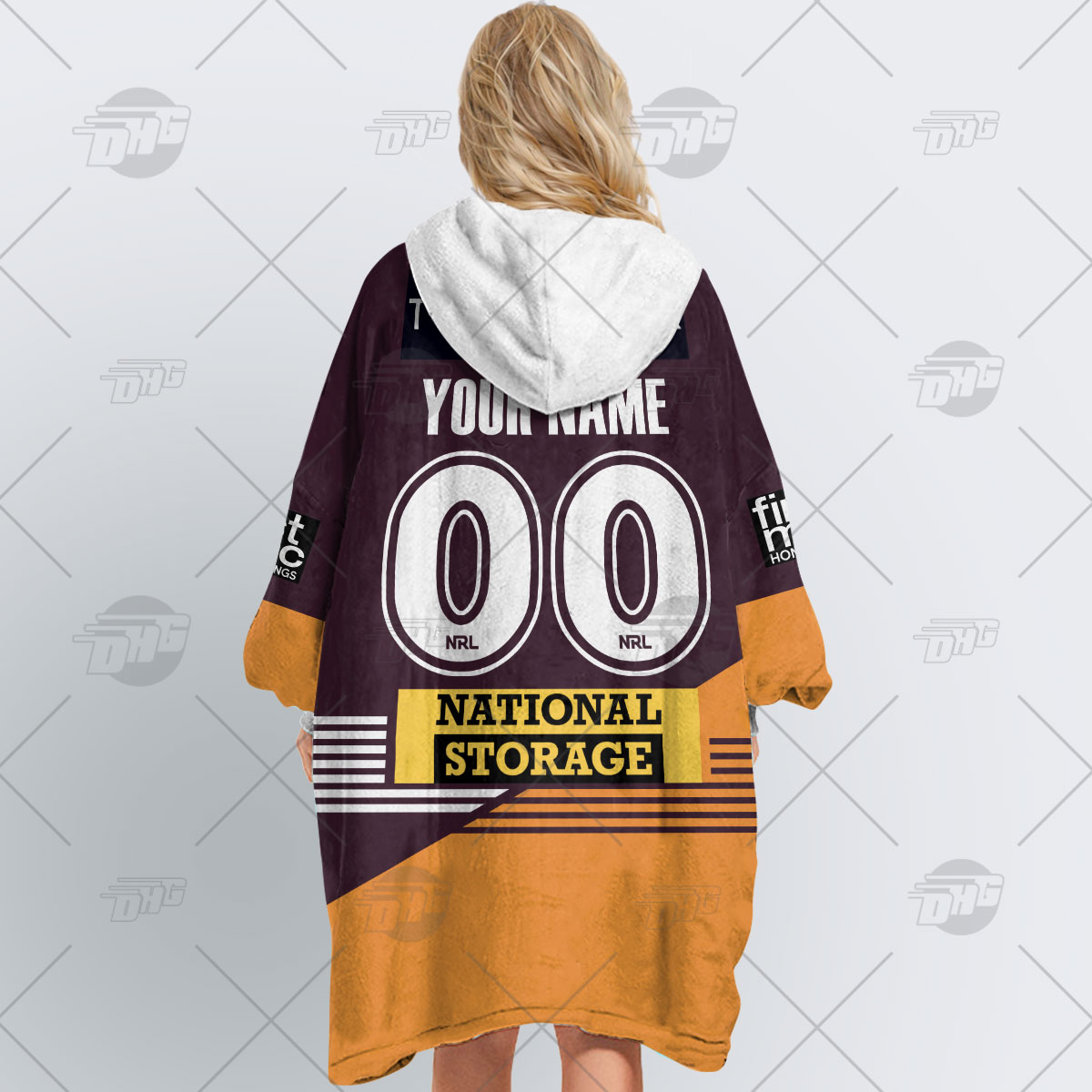 Personalised Brisbane Broncos Jersey