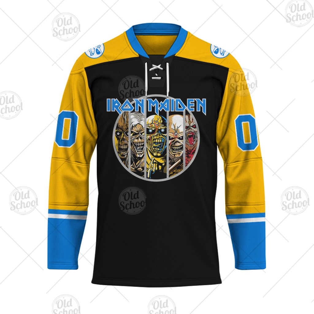 Personalized Iron Maiden The Evolution of Eddie Hockey Jersey
