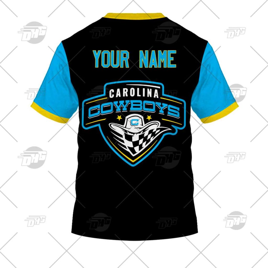 Personalize PBR Team Carolina Cowboys Bull Riding Rodeo Jersey ...
