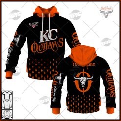 Personalize PBR Team Kansas City Outlaws Bull Riding Rodeo Jersey