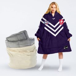 Personalise AFL Fremantle 2023 Home Guernsey Oodie