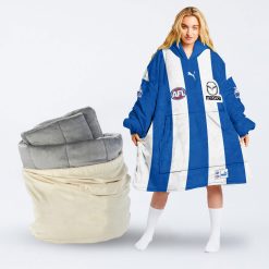 Personalise AFL North Melbourne 2023 Home Guernsey Oodie