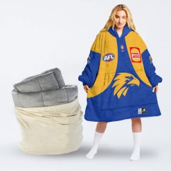 Personalise AFL West Coast Eagles 2023 Home Guernsey Oodie