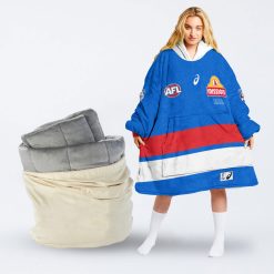 Personalise AFL Western Bulldogs 2023 Home Guernsey Oodie