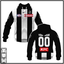 Personalise AFL Collingwood 2023 Home Guernsey