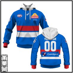 Personalise AFL Western Bulldogs 2023 Home Guernsey